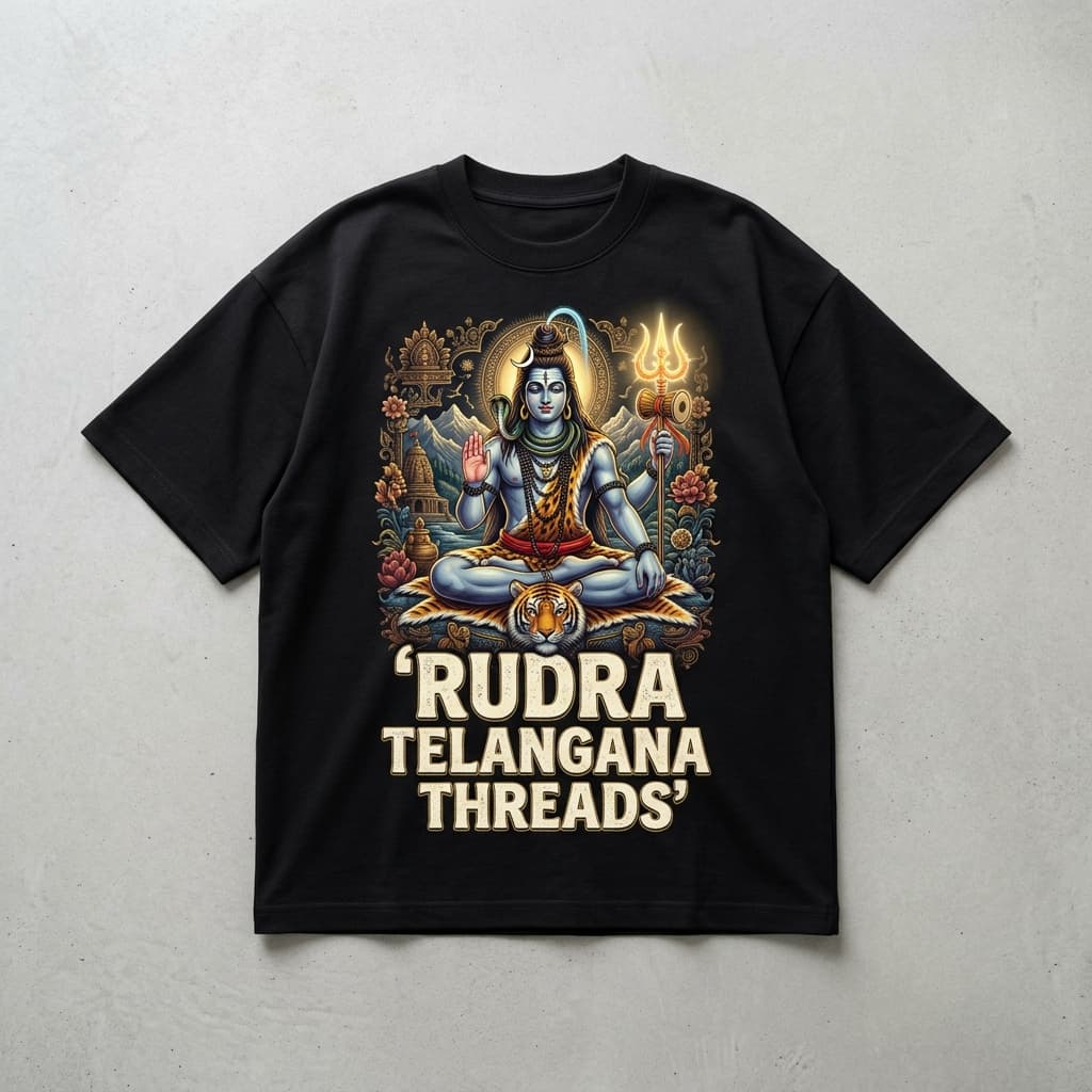 Divine Rudra Temple Artwork Tee