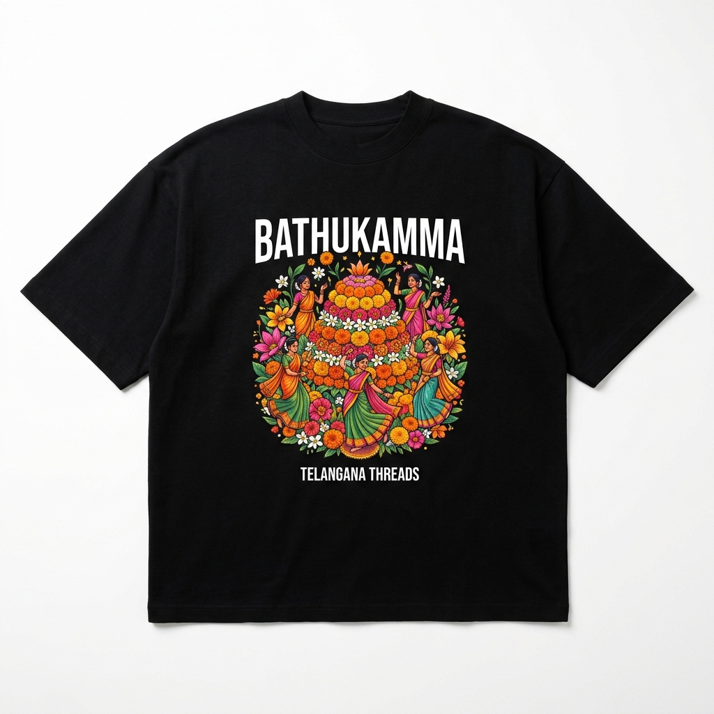 Bathukamma Mandala Edition Heavyweight Tee