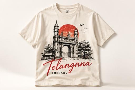 Charminar 1591 Architectural Monolith Tee