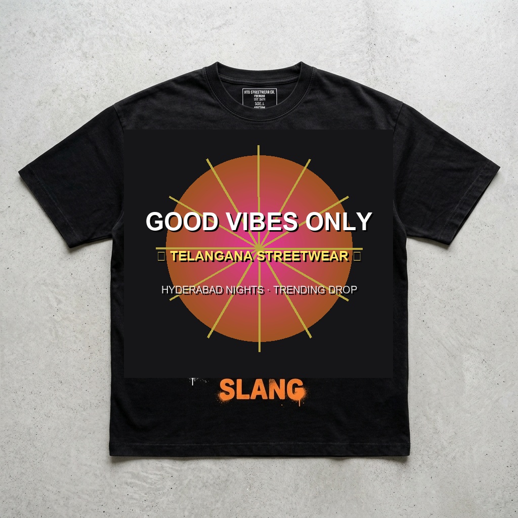Good Vibes Only Artwork Heavyweight Tee
